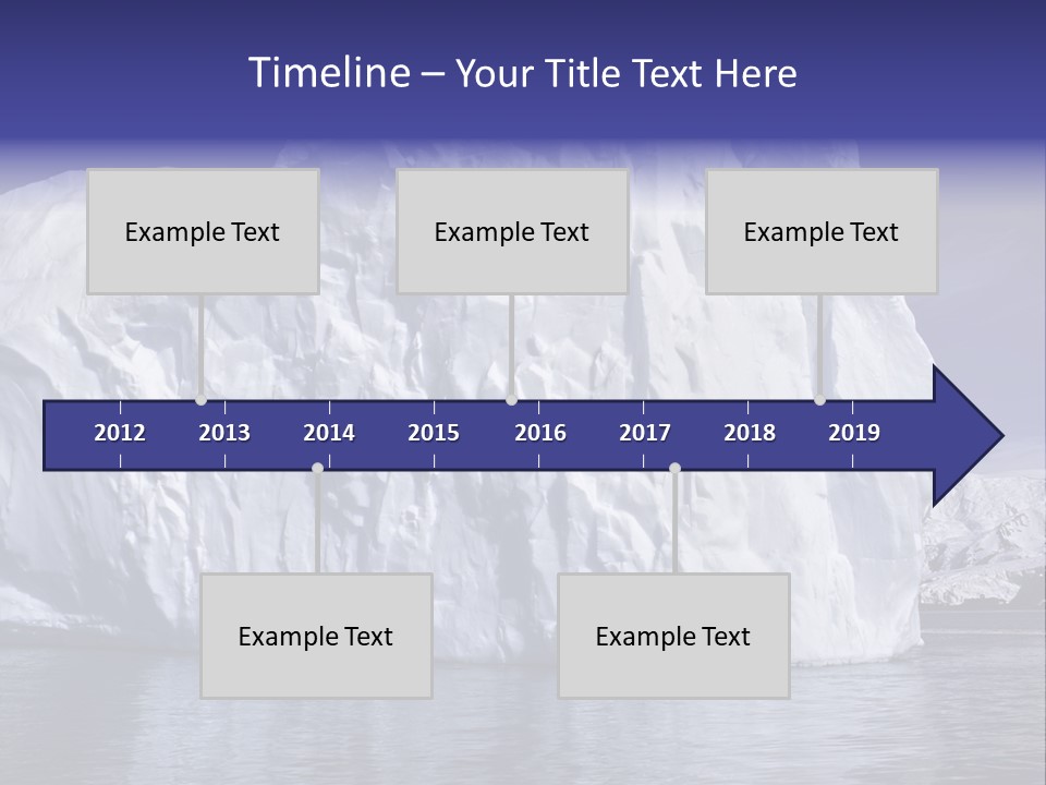 Ice Iceberg Idyllic PowerPoint Template