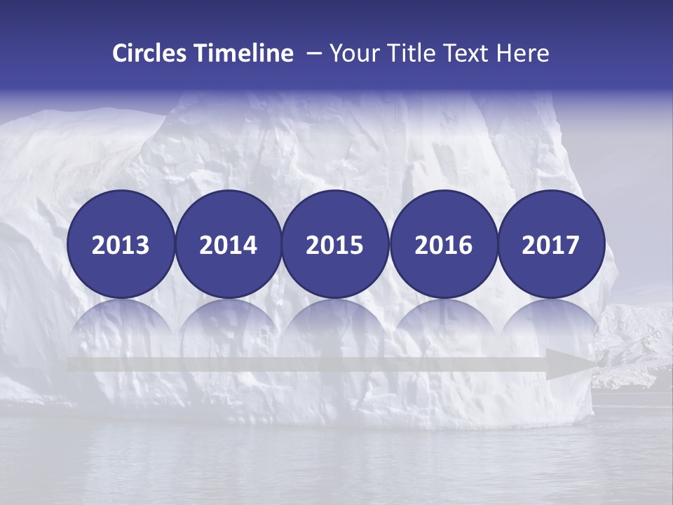 Ice Iceberg Idyllic PowerPoint Template