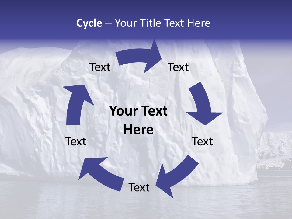 Ice Iceberg Idyllic PowerPoint Template