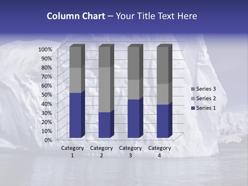 Ice Iceberg Idyllic PowerPoint Template