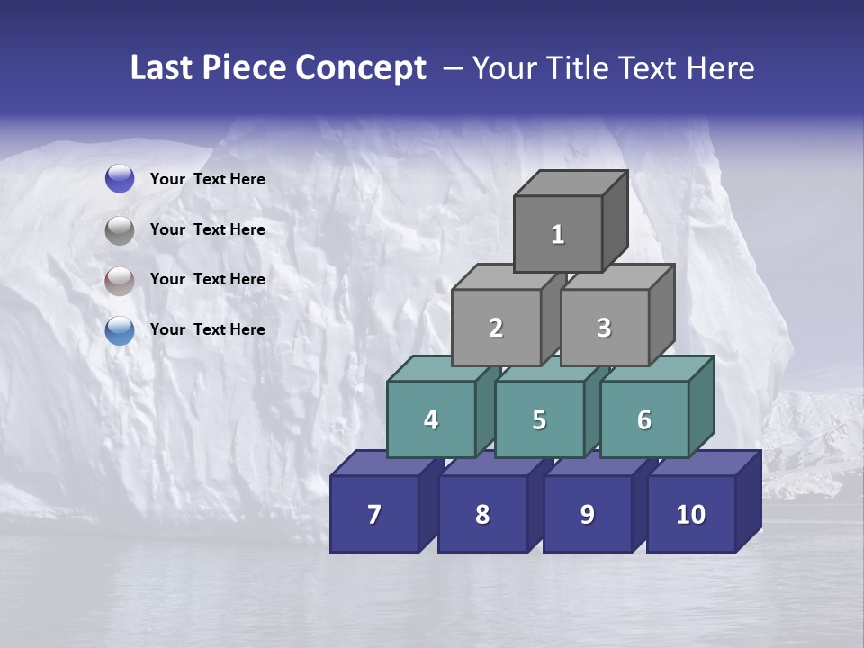 Ice Iceberg Idyllic PowerPoint Template
