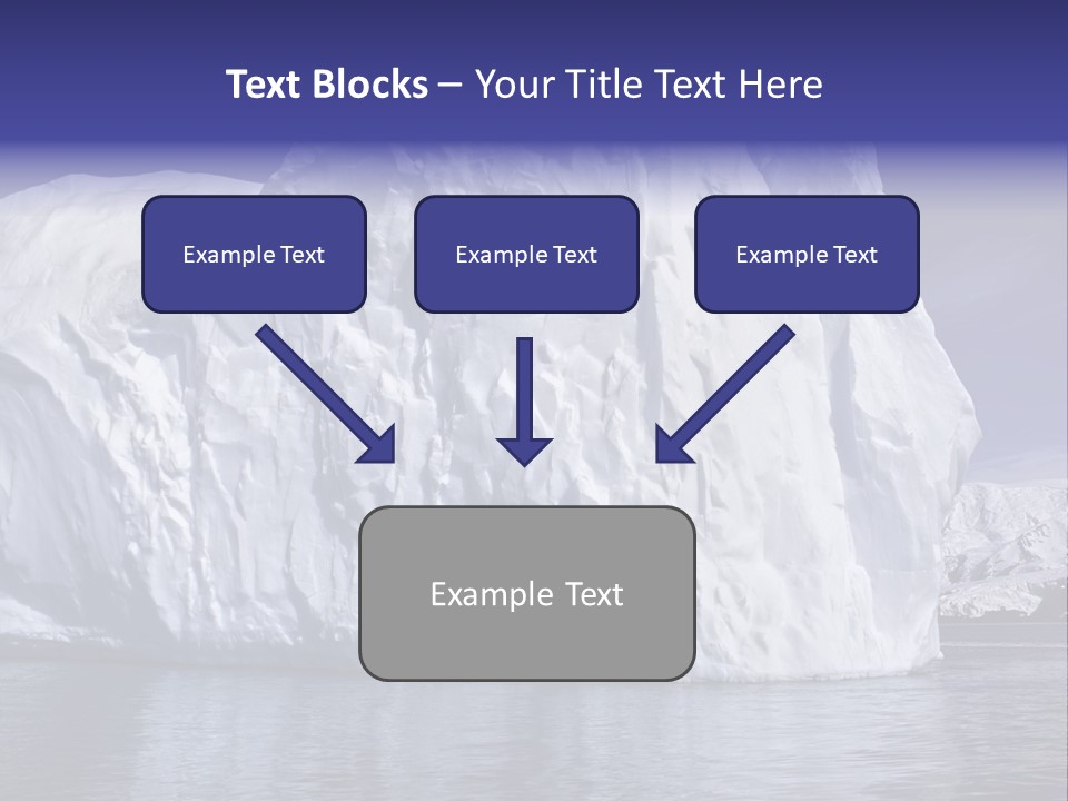 Ice Iceberg Idyllic PowerPoint Template