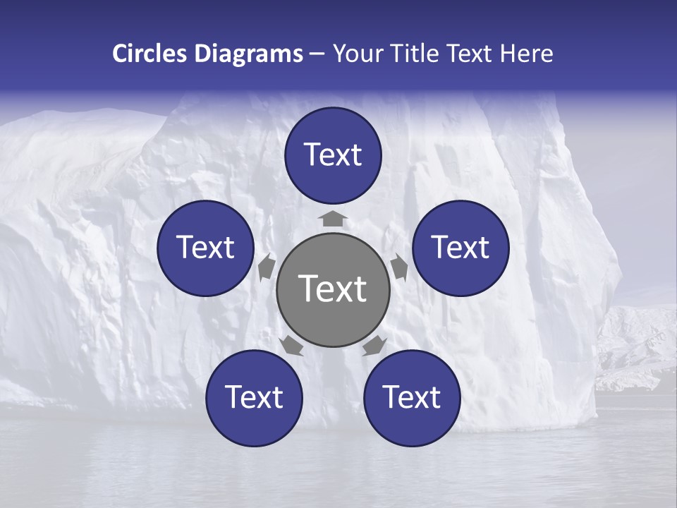 Ice Iceberg Idyllic PowerPoint Template