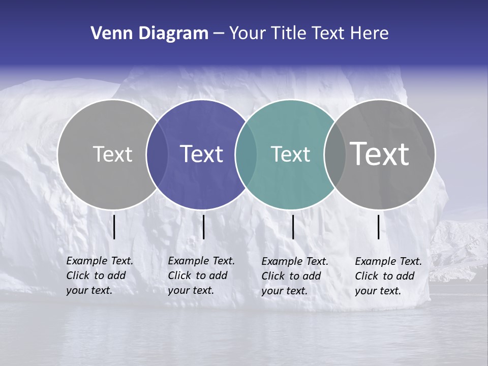 Ice Iceberg Idyllic PowerPoint Template