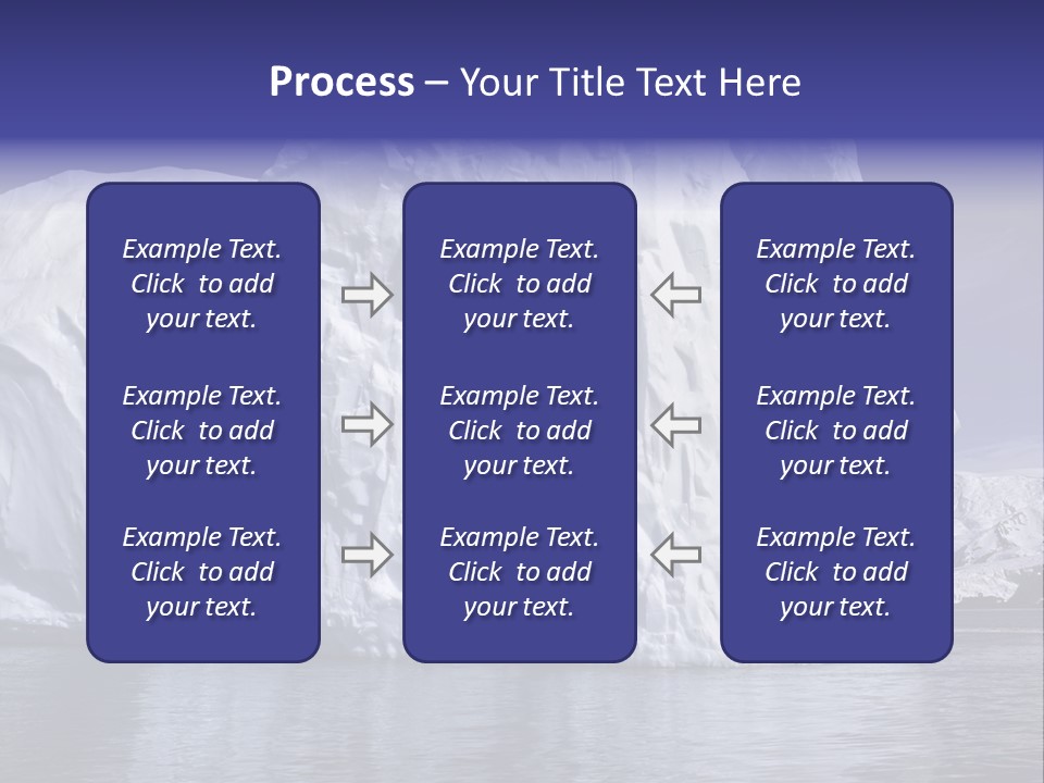 Ice Iceberg Idyllic PowerPoint Template