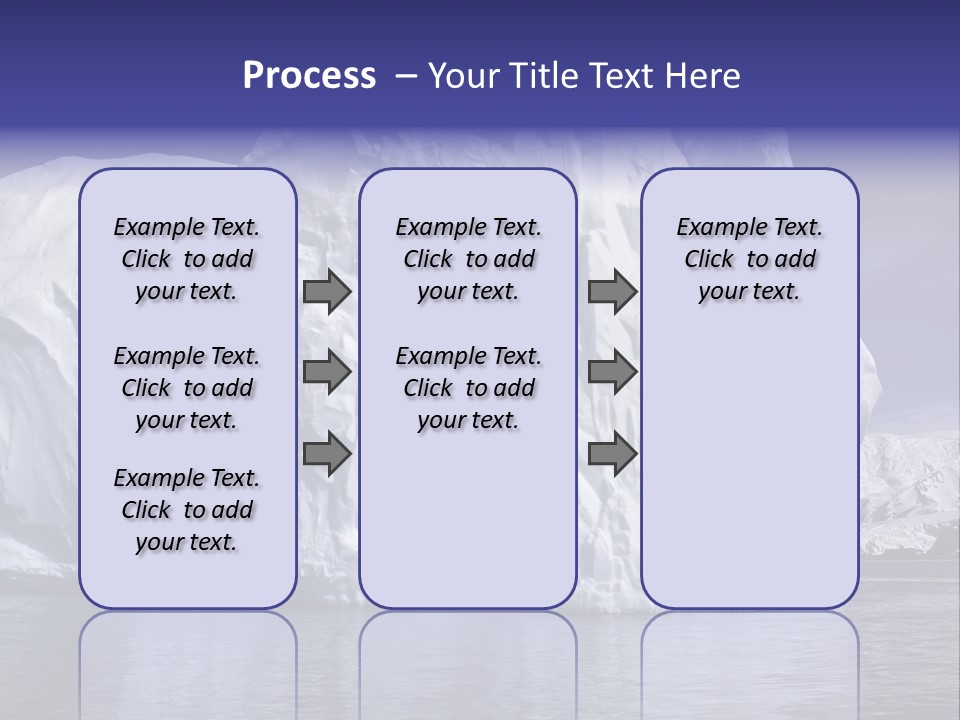 Ice Iceberg Idyllic PowerPoint Template