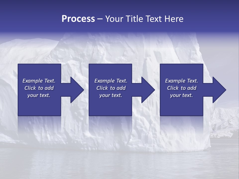 Ice Iceberg Idyllic PowerPoint Template