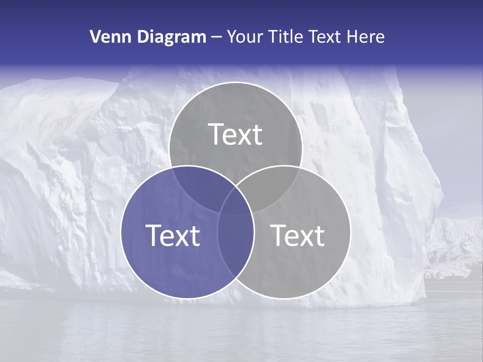 Ice Iceberg Idyllic PowerPoint Template