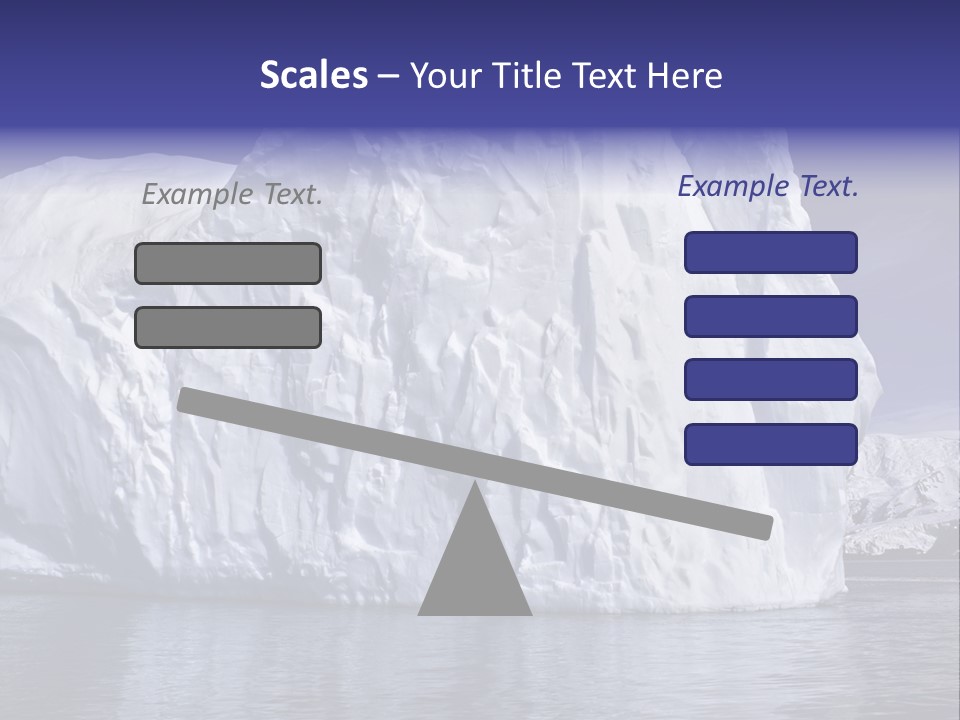 Ice Iceberg Idyllic PowerPoint Template