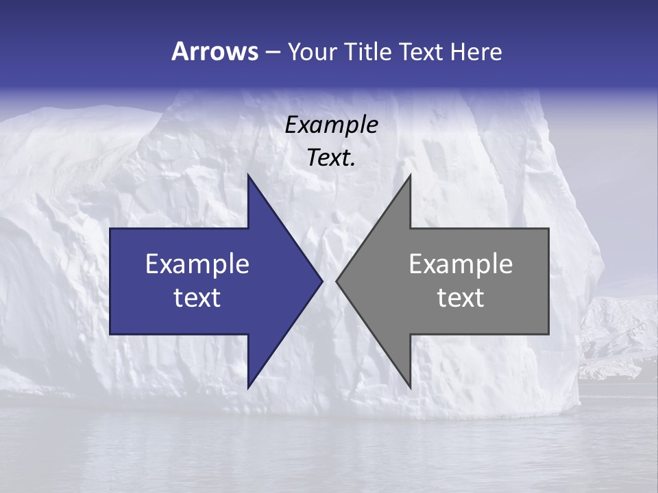 Ice Iceberg Idyllic PowerPoint Template