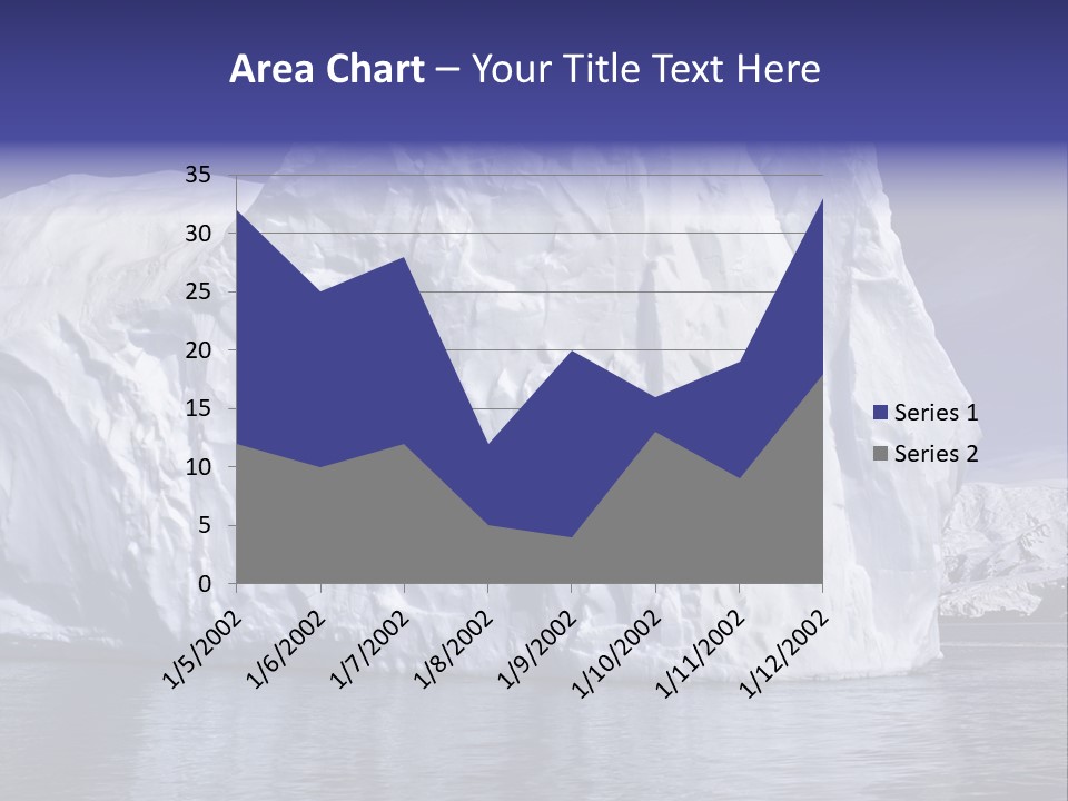 Ice Iceberg Idyllic PowerPoint Template