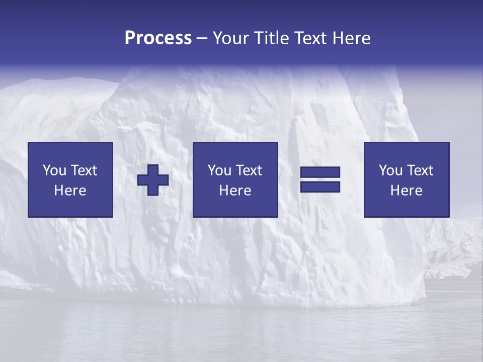 Ice Iceberg Idyllic PowerPoint Template