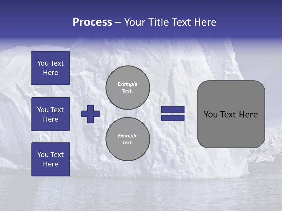 Ice Iceberg Idyllic PowerPoint Template
