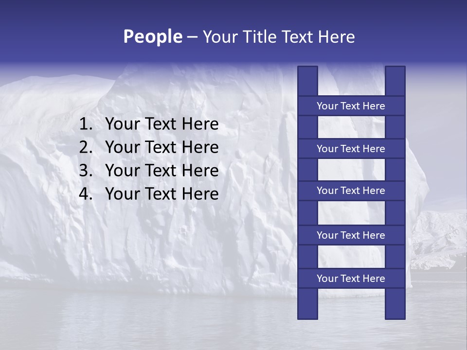 Ice Iceberg Idyllic PowerPoint Template