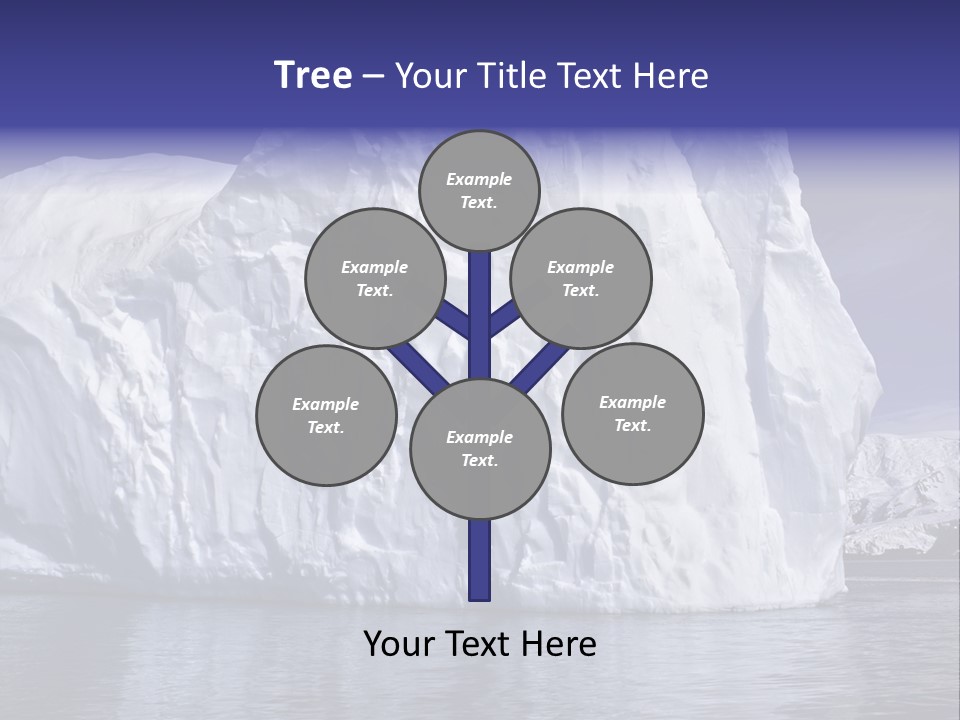 Ice Iceberg Idyllic PowerPoint Template