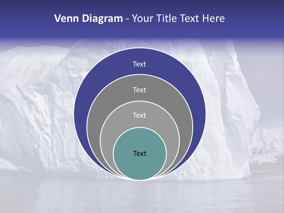 Ice Iceberg Idyllic PowerPoint Template