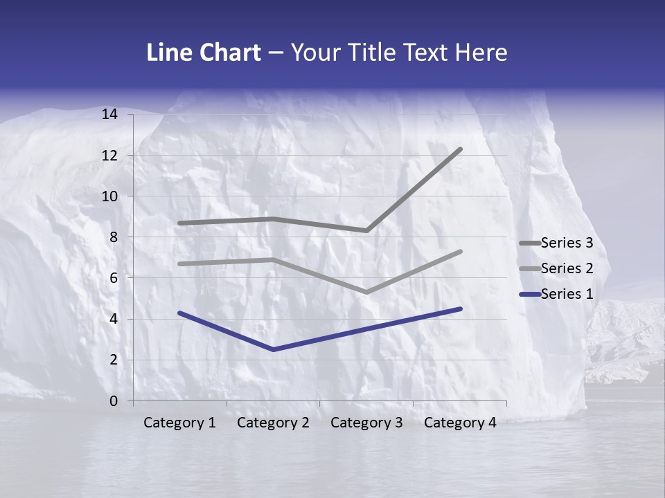 Ice Iceberg Idyllic PowerPoint Template