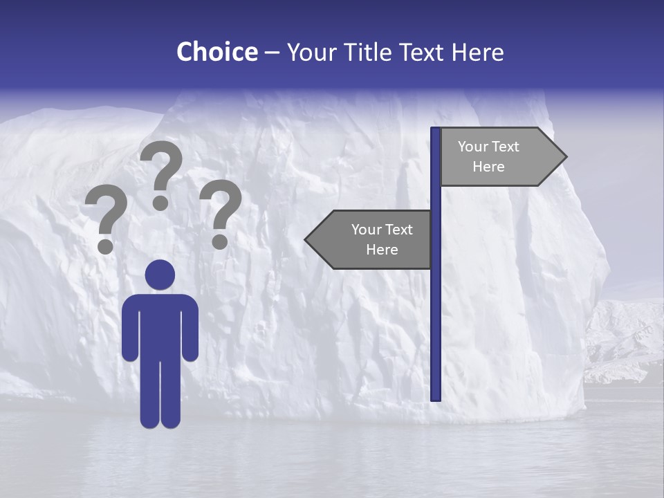 Ice Iceberg Idyllic PowerPoint Template