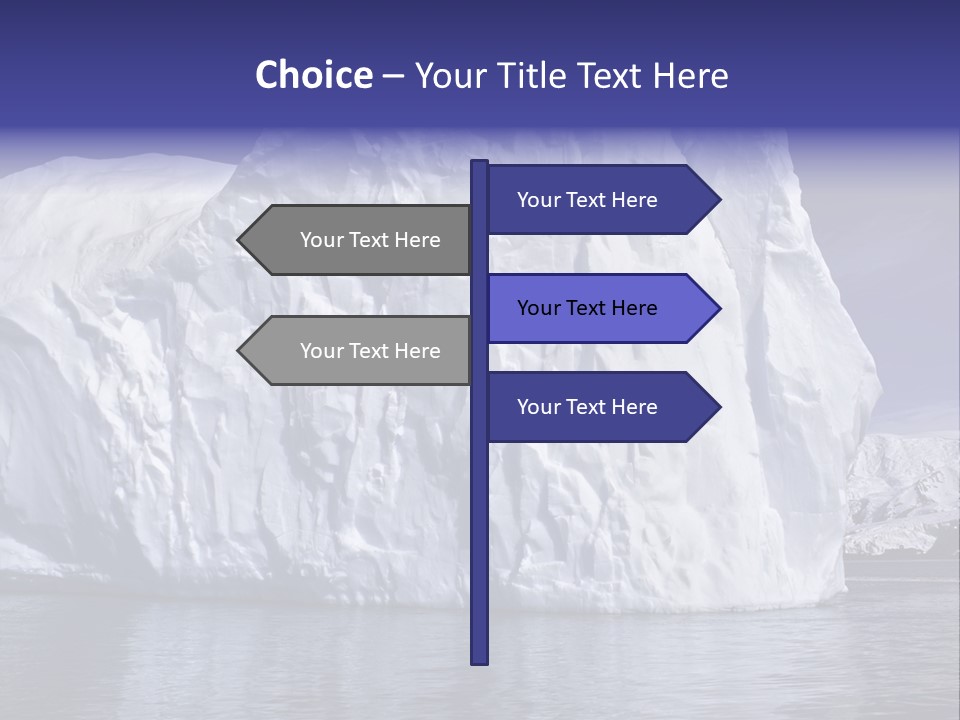 Ice Iceberg Idyllic PowerPoint Template