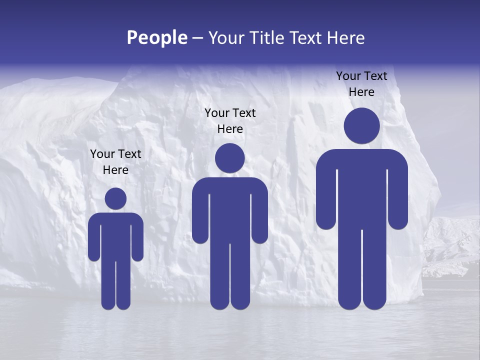 Ice Iceberg Idyllic PowerPoint Template