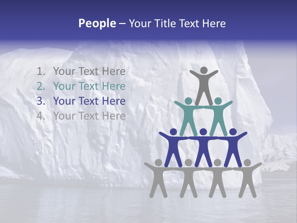 Ice Iceberg Idyllic PowerPoint Template