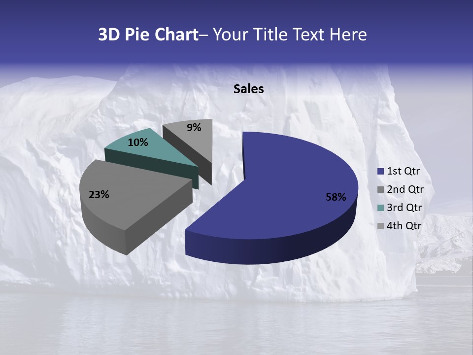 Ice Iceberg Idyllic PowerPoint Template