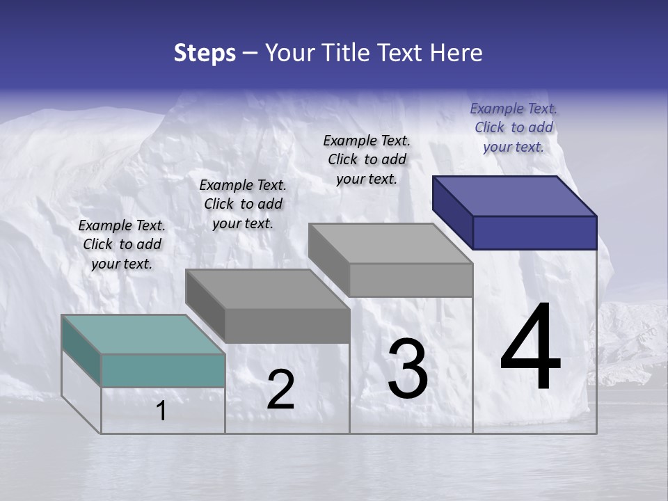 Ice Iceberg Idyllic PowerPoint Template