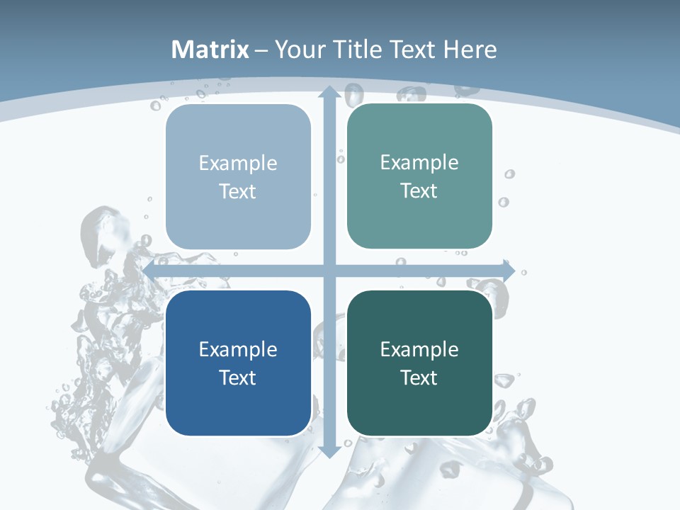 Square Copy Reflection PowerPoint Template
