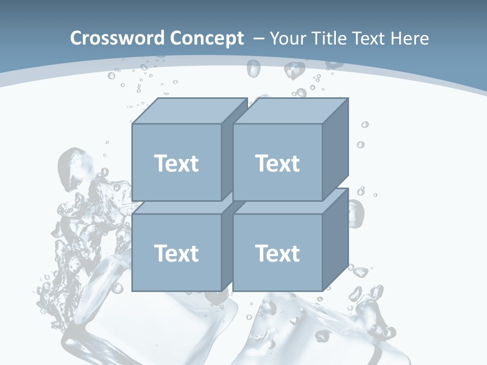 Square Copy Reflection PowerPoint Template