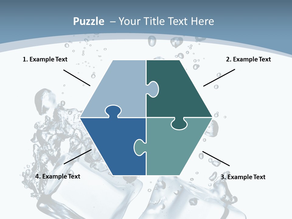 Square Copy Reflection PowerPoint Template