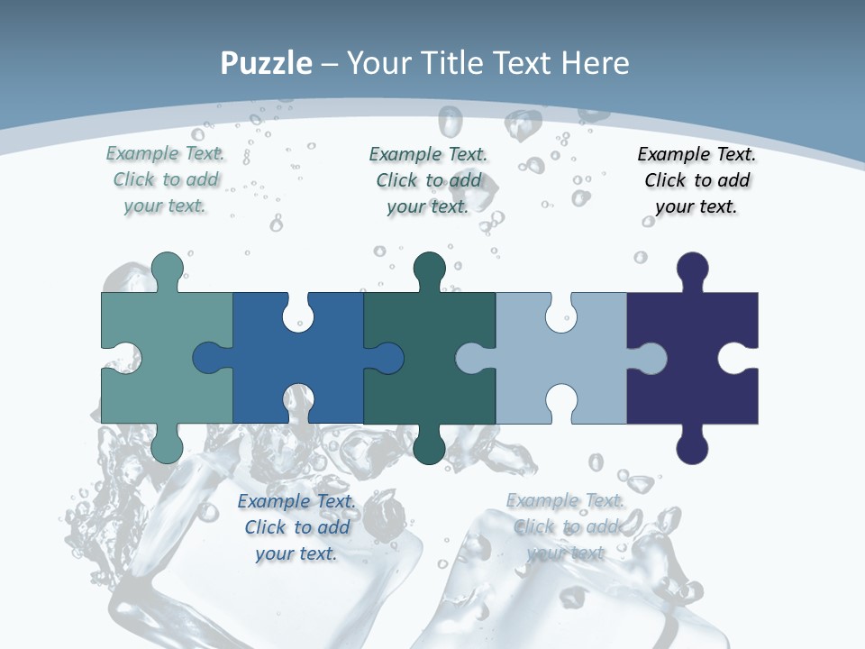 Square Copy Reflection PowerPoint Template