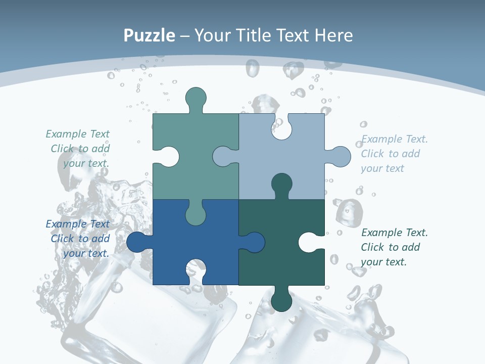 Square Copy Reflection PowerPoint Template