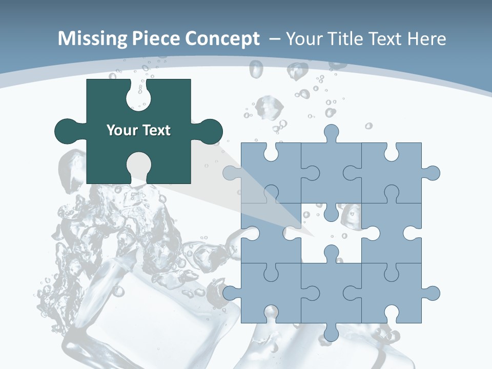 Square Copy Reflection PowerPoint Template