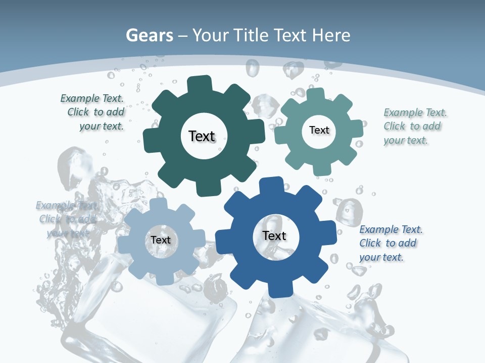 Square Copy Reflection PowerPoint Template