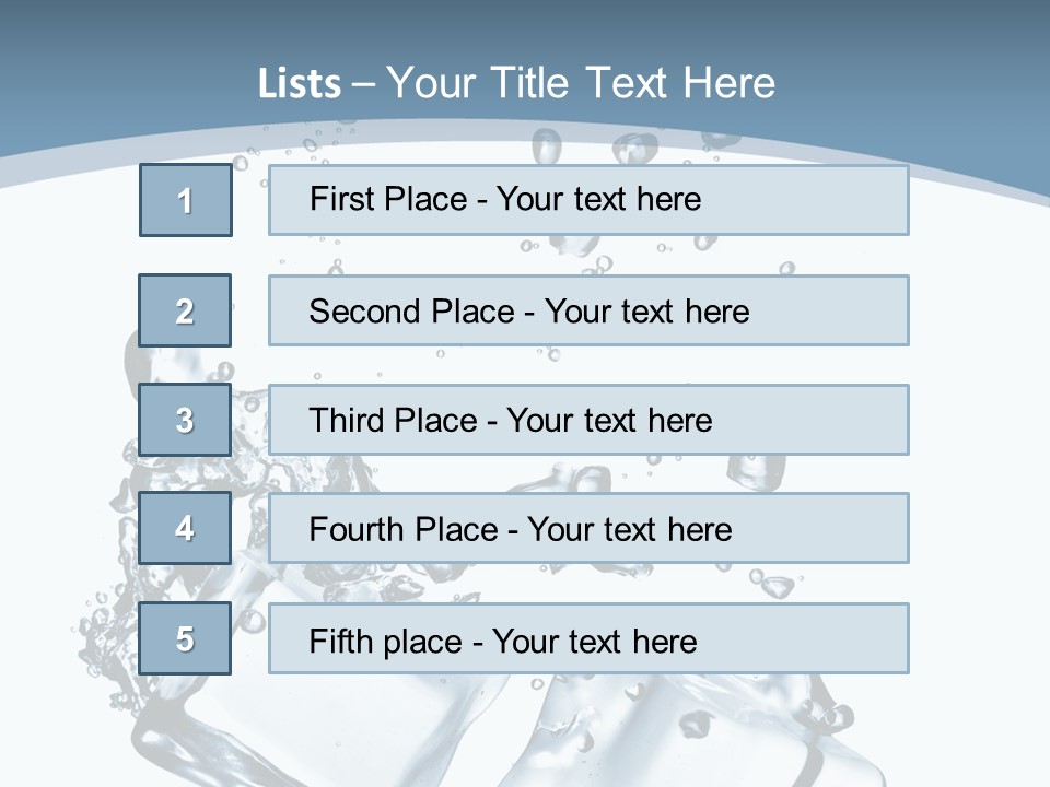 Square Copy Reflection PowerPoint Template