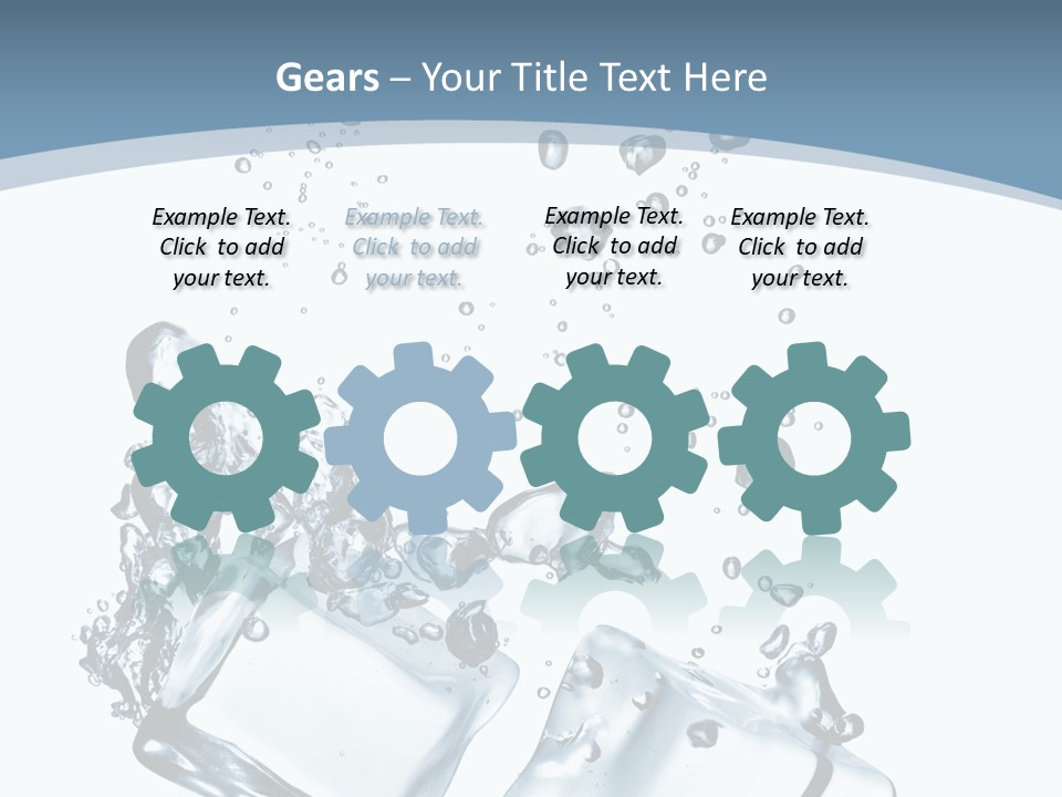 Square Copy Reflection PowerPoint Template