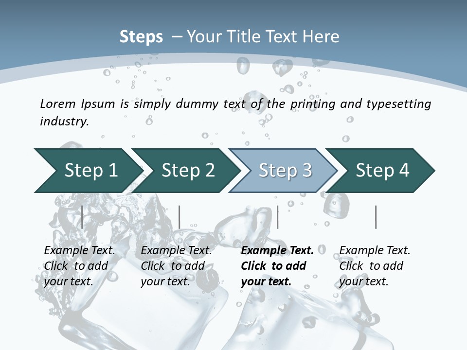Square Copy Reflection PowerPoint Template