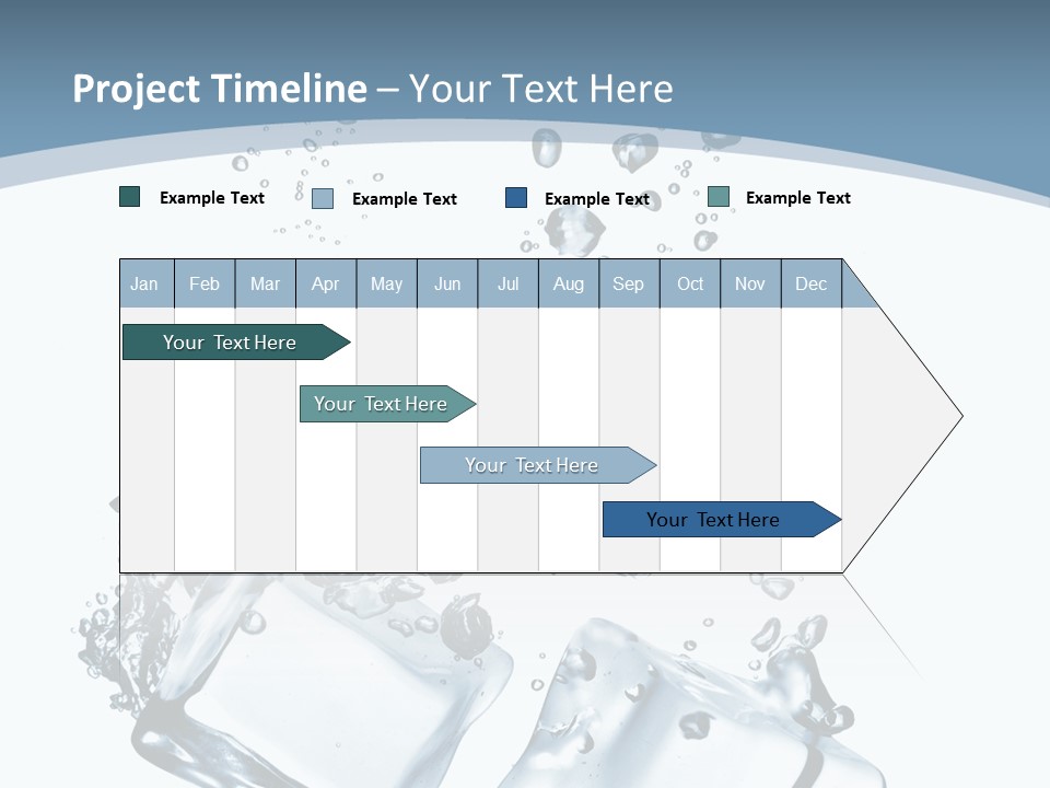 Square Copy Reflection PowerPoint Template