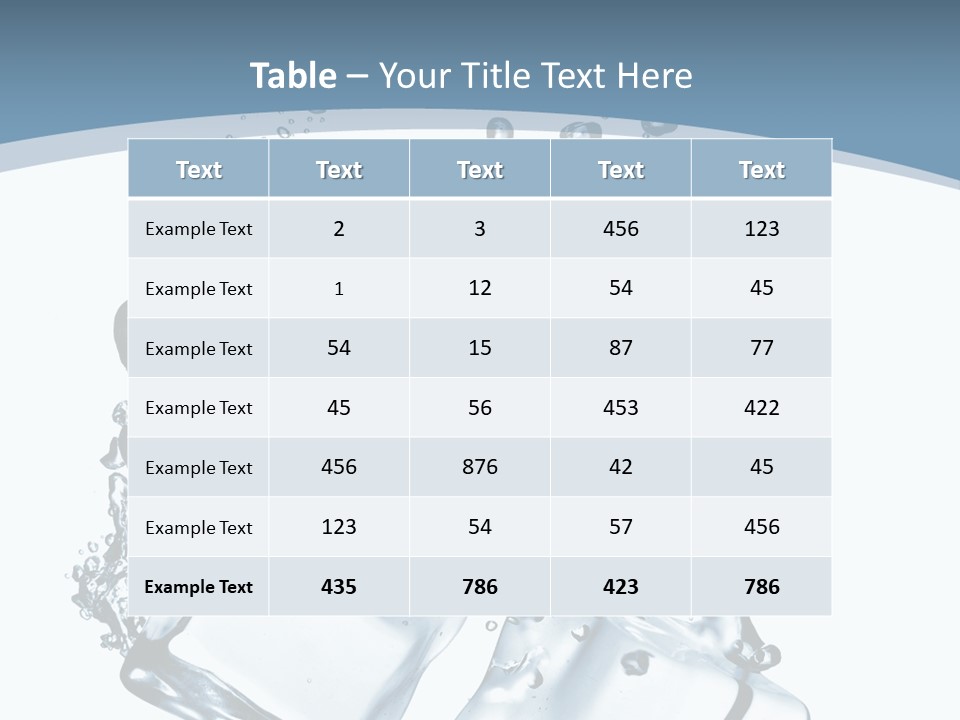 Square Copy Reflection PowerPoint Template