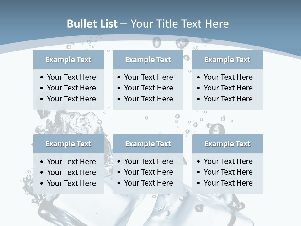 Square Copy Reflection PowerPoint Template