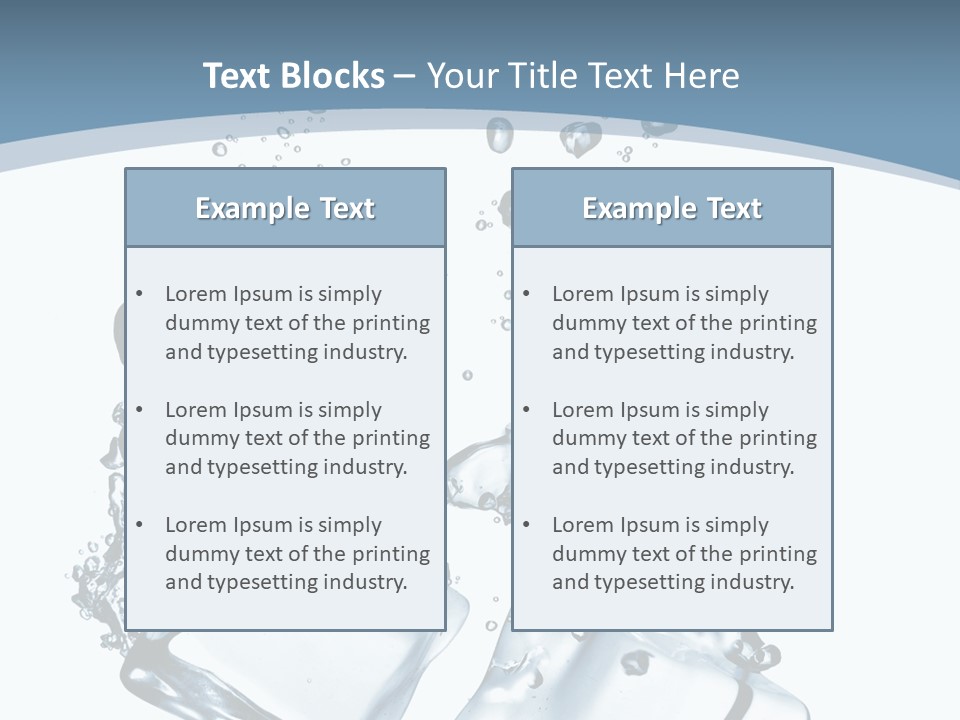 Square Copy Reflection PowerPoint Template