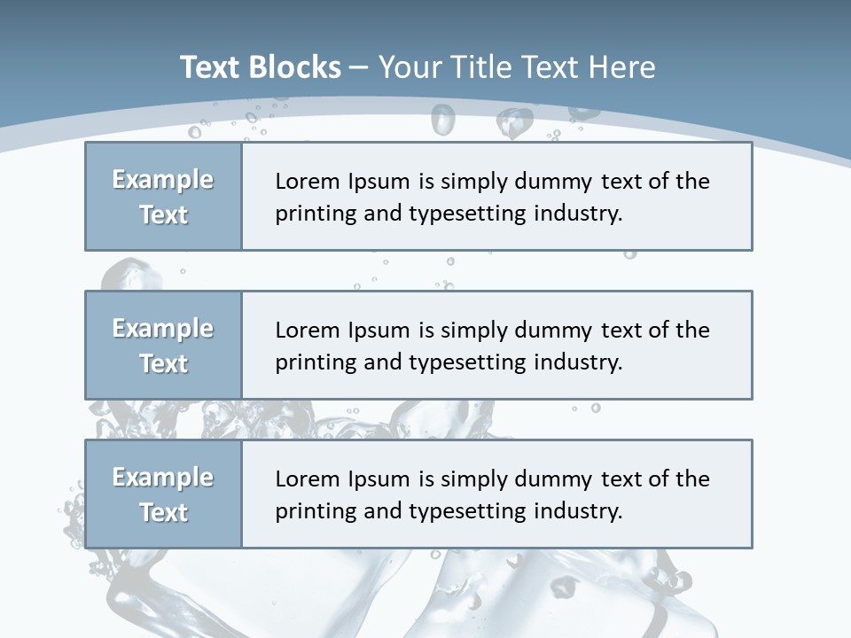 Square Copy Reflection PowerPoint Template
