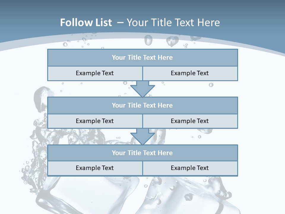 Square Copy Reflection PowerPoint Template