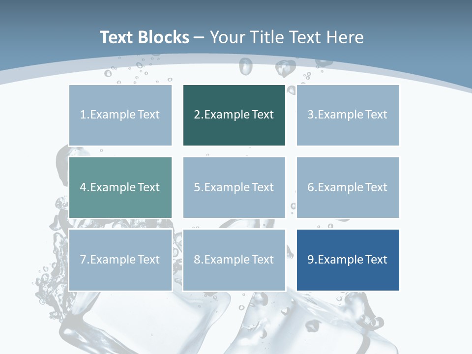 Square Copy Reflection PowerPoint Template