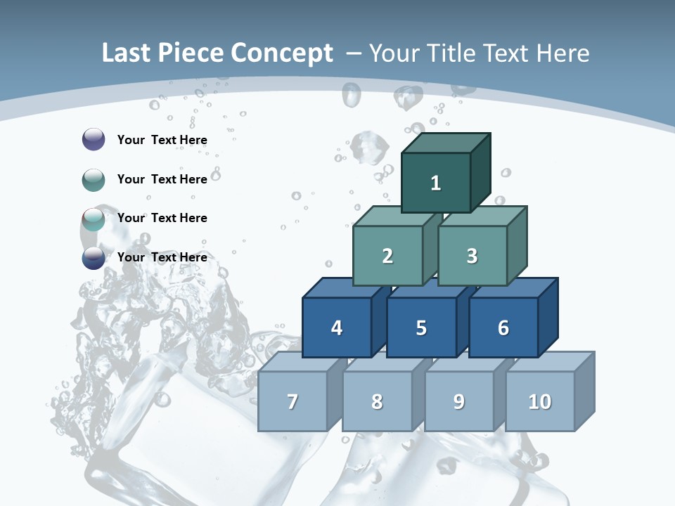 Square Copy Reflection PowerPoint Template