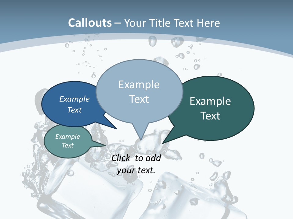 Square Copy Reflection PowerPoint Template