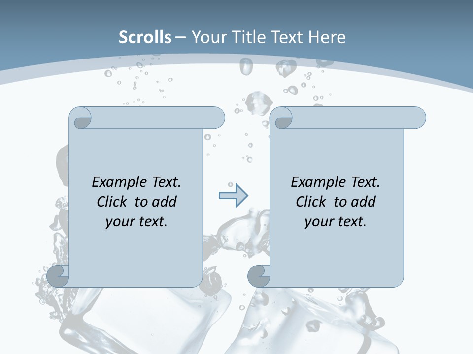 Square Copy Reflection PowerPoint Template