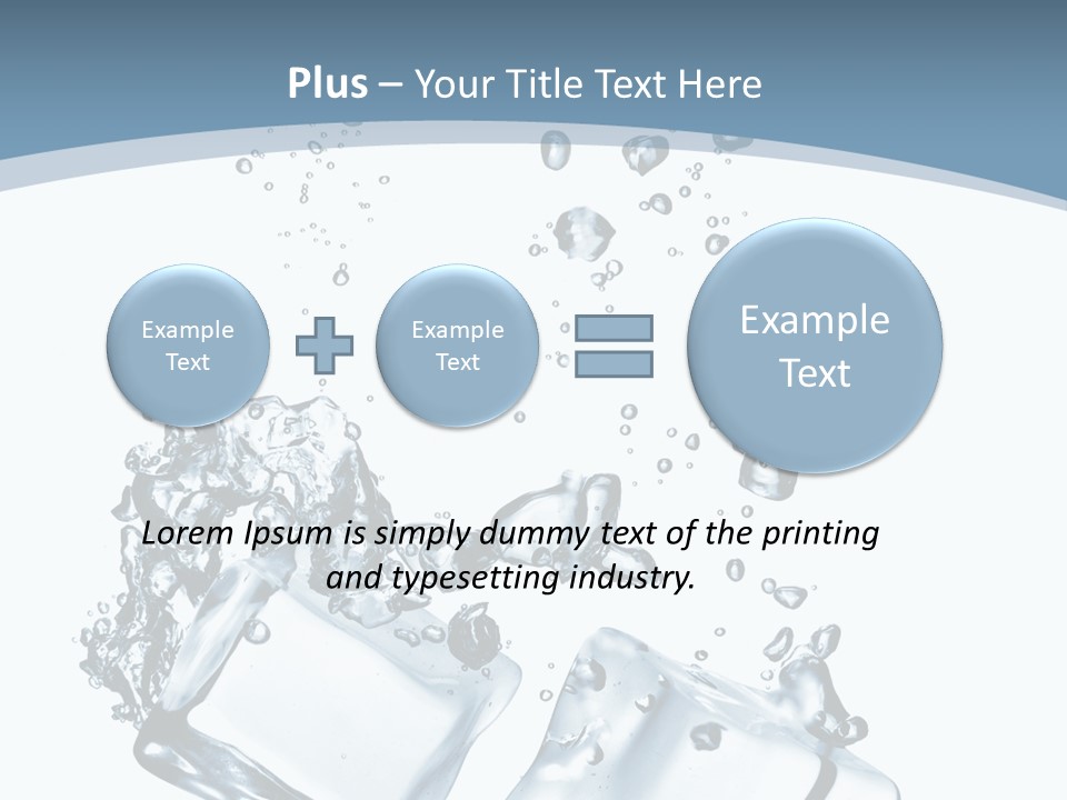 Square Copy Reflection PowerPoint Template
