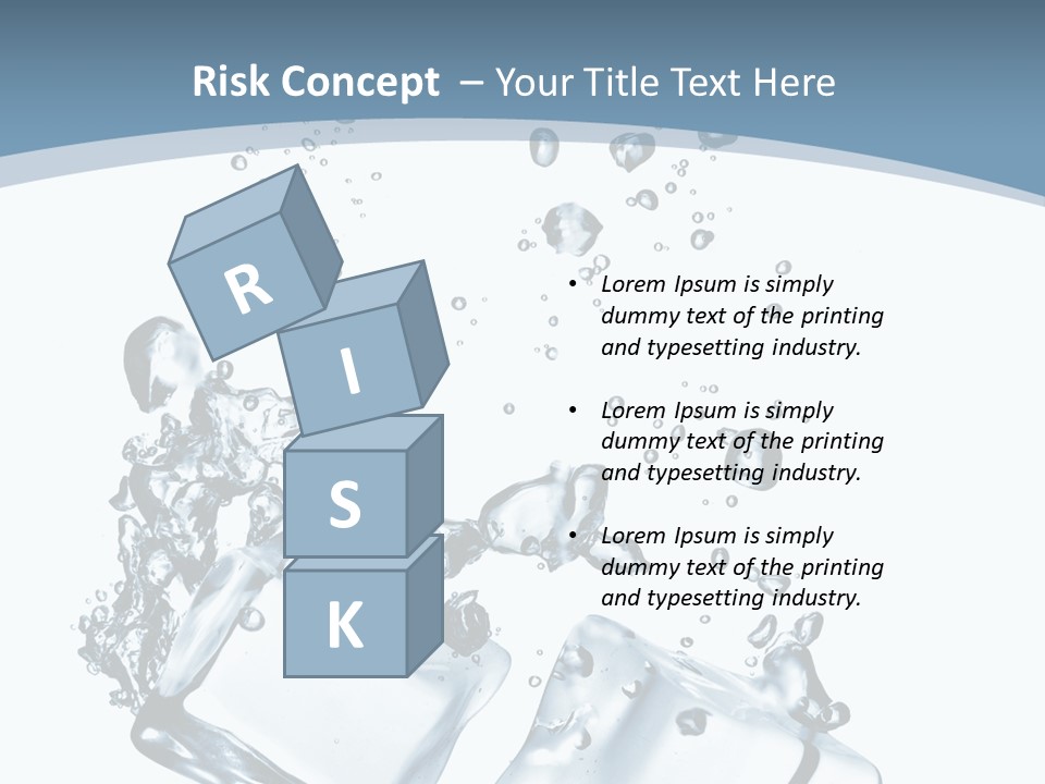 Square Copy Reflection PowerPoint Template