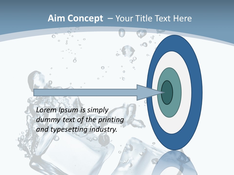 Square Copy Reflection PowerPoint Template